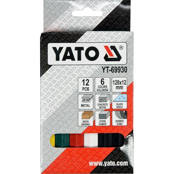 Yato YATO KREDA TECHNICZNA 12szt. 14268589 5906083052484