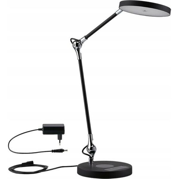 Lampka biurkowa Paulmann Lampka biurkowa NUMIS QI LED 11W 2700K-6500K 1000lm DIM 230V czarny / aluminium 14268597 4000870780107