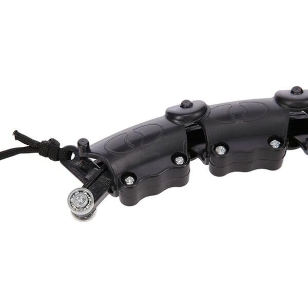 HMS ZESTAW HULA HOP HHW11 BLACK Z WYPUSTKAMI I OBCIĄŻNIKIEM + PAS BR163 BLACK PLUS SIZE HMS 14274675 5907695557695