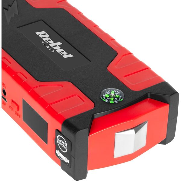 Rebel Jump starter - power bank z przewodami rozruchowymi i kompresorem 14275105 5901890102643