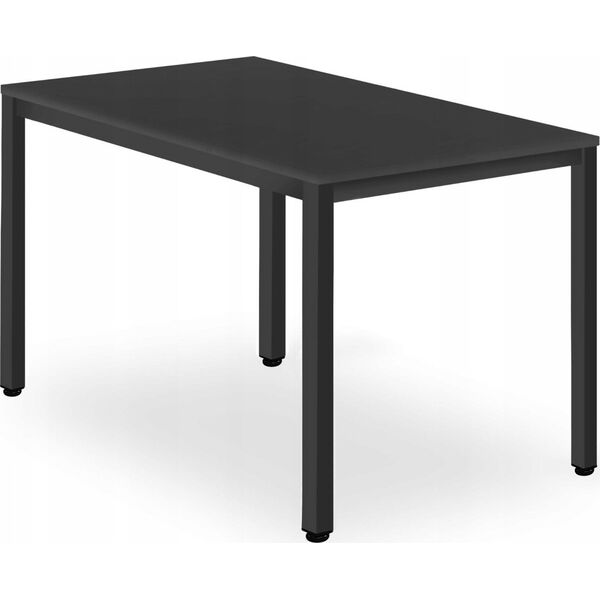 Leobert Stół TESSA 120cm x 60cm - czarny / czarne nogi 14276000 5903332071227