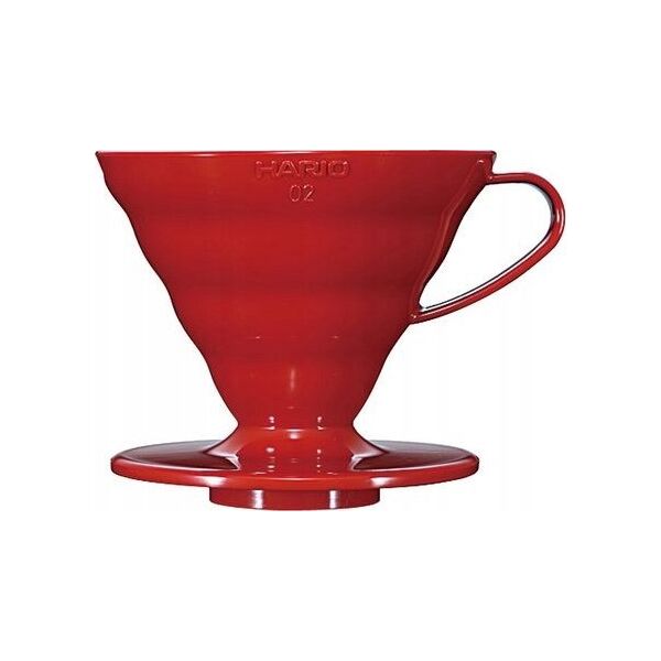 Hario Hario plastikowy Drip V60-02 Czerwony 14280346 4977642730496