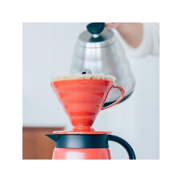 Hario Hario plastikowy Drip V60-02 Czerwony 14280346 4977642730496