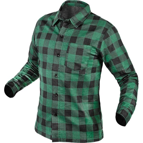 Neo Koszula flanelowa, zielona, rozmiar XL 14286498 5907558484458