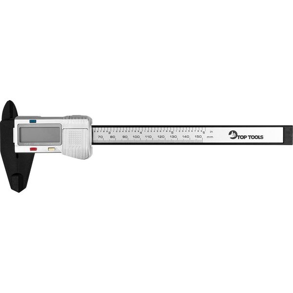Top Tools Suwmiarka cyfrowa 150 mm, kompozyt z włókna węglowego 14286747 5902062202444
