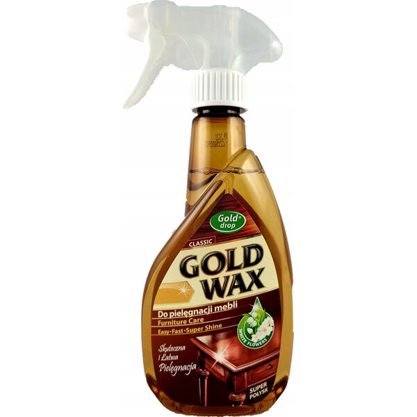 Gold Wax Gold Wax - Płyn do czyszczenia i pielęgnacji mebli w spray'u - 400 ml 14292520 5901474004066