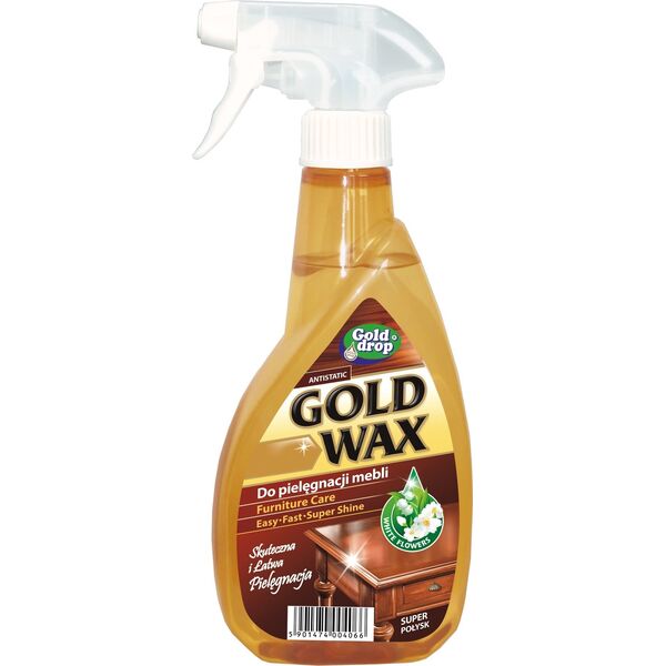 Gold Wax Gold Wax - Płyn do czyszczenia i pielęgnacji mebli w spray'u - 400 ml 14292520 5901474004066
