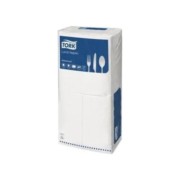 Tork Tork - Serwetki lunchowe, advanced, 2-warstwowe - Białe 14292560 8710499044233