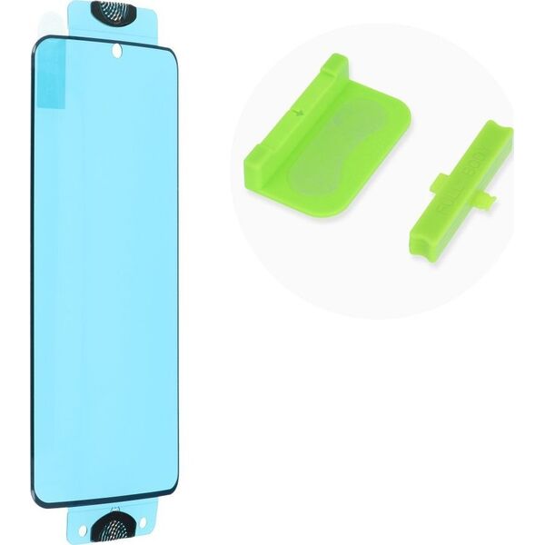 Bestsuit Szkło hybrydowe Bestsuit Flexible 5D Full Glue do Samsung Galaxy S23+ czarny (Hot Bending) - działający czytnik 14294956 5903396197949