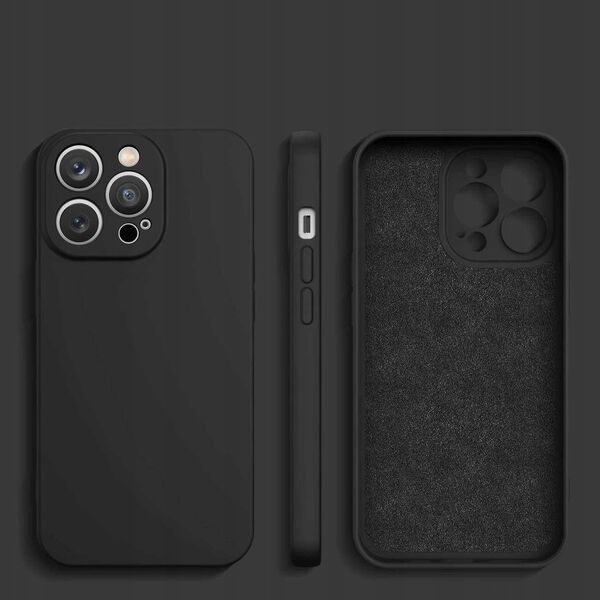 Hurtel Etui Silicone Case do Samsung Galaxy A35 - czarne 14295233 5907769360497