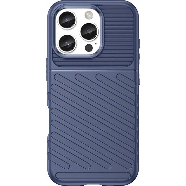 Hurtel Etui silikonowe Thunder Case do iPhone 16 Pro - niebieskie 14295402 5907769364877