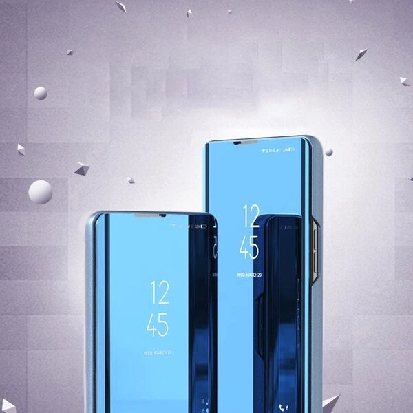 Hurtel Etui Clear View Case do Samsung S24 z klapką - niebieskie 14295475 9145576284131