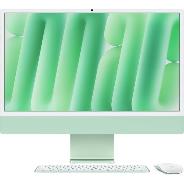 Komputer Apple iMac 24 M4 / 16 GB / 256 GB / 8R GPU / MacOS Retina 4,5K Zielony (MWUE3ZE/A)