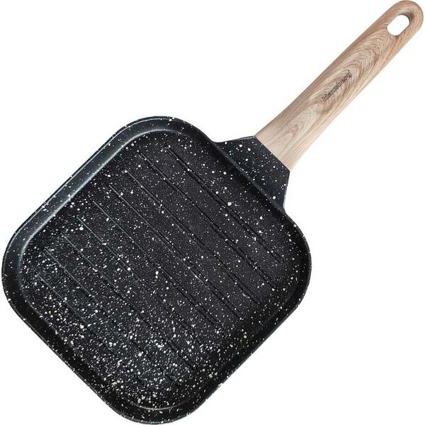 Patelnia Klausberg PATELNIA GRILLOWA 18 X 18CM MARMURKOWA KLAUSBERG KB-7810 CZARNA 14393075 5908287278103