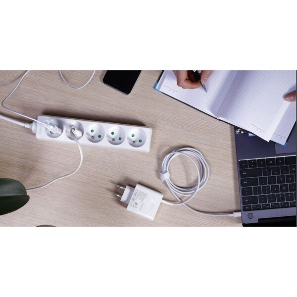 Plastrol Rozgałęźnik sieciowy dwukrotny + USB-A + USB-C 14394638 5902273426370