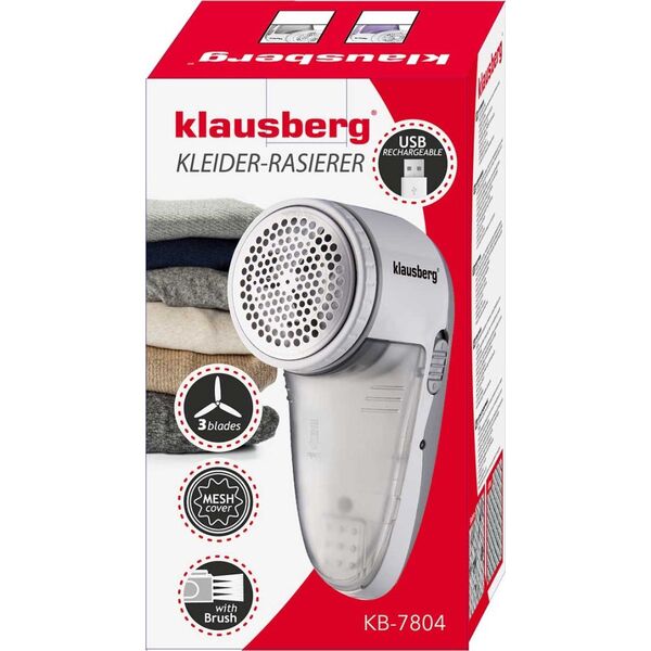 Golarka do ubrań Klausberg AKUMULATOROWA GOLARKA DO UBRAŃ USUWANIA ZMECHACEŃ KLAUSBERG KB-7804 14397933 5908287278042