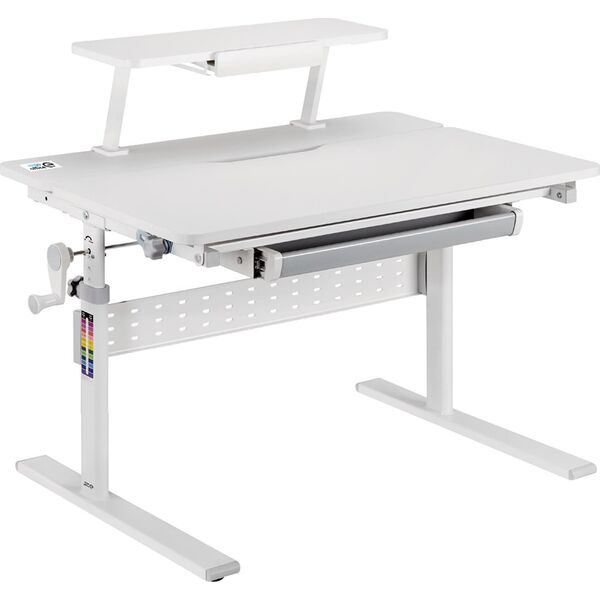 ML Biurko dla dzieci Ergo Office, z regulacją wysokości, szare, max 40kg,900x600mm, ER-483 14398659 5902211130062