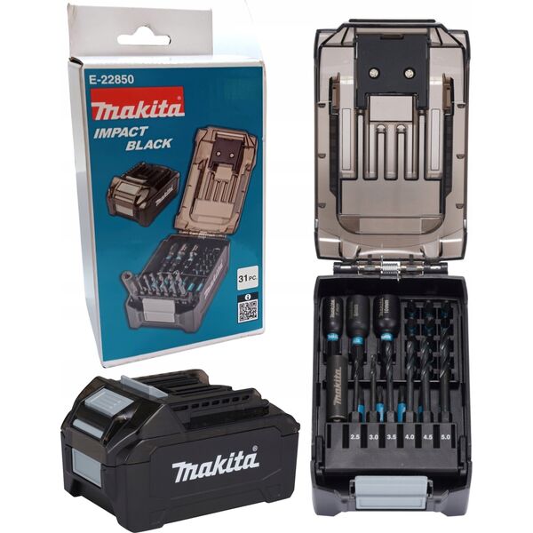 Makita MAKITA SCREWDRIVER BIT SET WITH HOLDER 31pcs XGT 14399007 197050354006