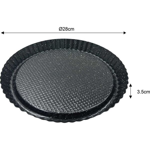 Klausberg GRANITOWA FORMA BLACHA DO PIECZENIA TARTY 28cm KLAUSBERG KB-7836 14400006 5908287278363