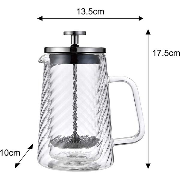 Klausberg ZAPARZACZ TŁOKOWY DO KAWY/HERBATY TERMICZNY 350ml KLAUSBERG KB-7762 14400008 5908287277625