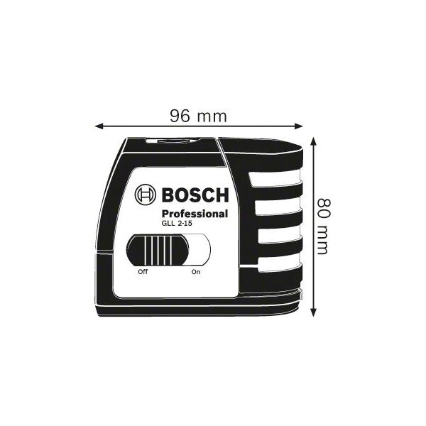 Bosch Laser liniowy GCL 2-15 G zielony 15 m