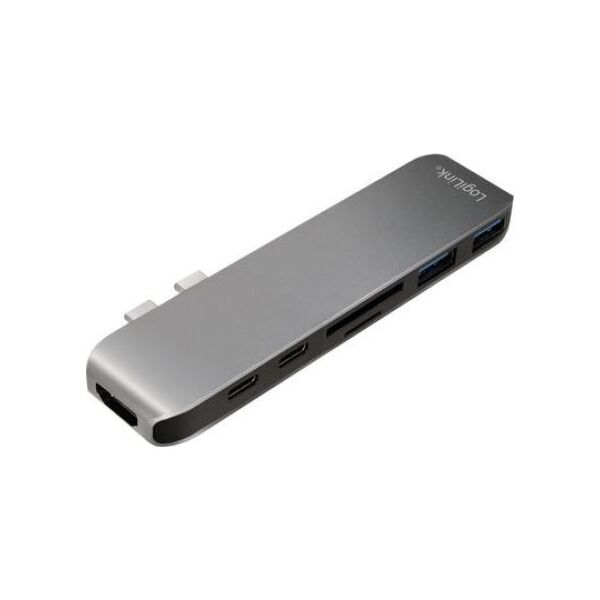 Stacja/replikator LogiLink Multiport 7w1 MacBook (UA0302) 5616365 4052792048469