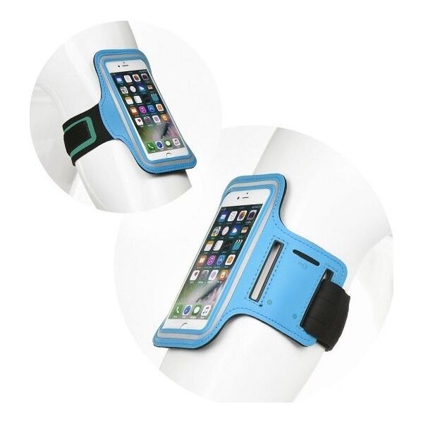 Etui Armband na ramię 5"-6" niebieski /blue