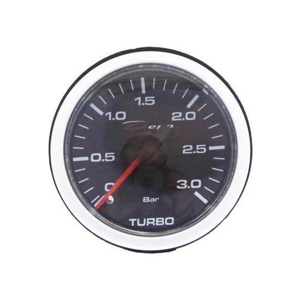 DRacing ZEGAR DEPO CSM 52mm - TURBO MECHANICAL 0 do 3 BAR