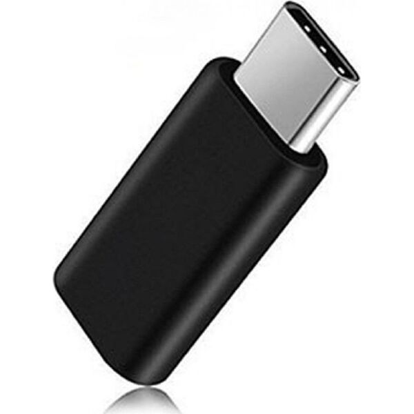 Adapter USB Partner Tele.com PA-30 USB-C - microUSB Czarny  (5901737312075)