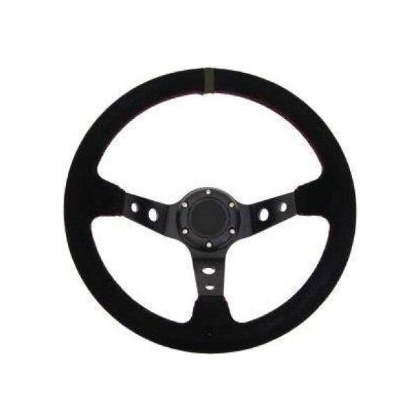 MTuning Kierownica Pro 350mm offset:80mm Zamsz Black