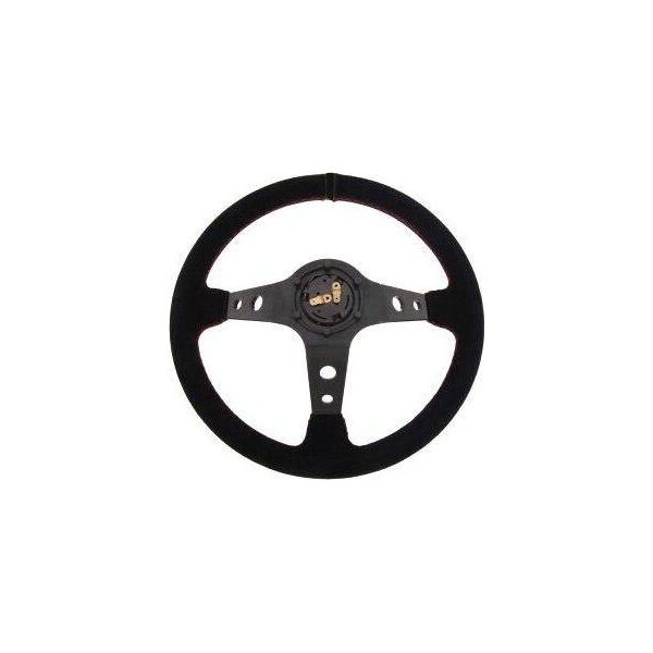 MTuning Kierownica Pro 350mm offset:80mm Zamsz Black