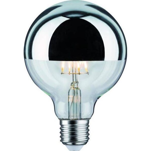 Paulmann Źródło LED G95 zwierciadło 7W 230V 680lm E27 2700K Srebrny ściemniany