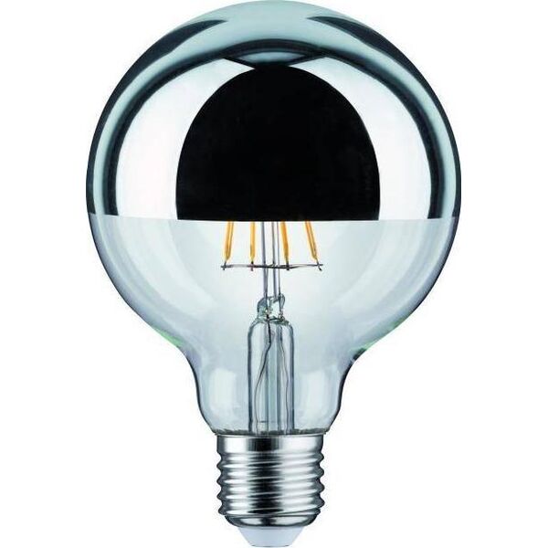 Paulmann Źródło LED G95 zwierciadło 7W 230V 680lm E27 2700K Srebrny ściemniany