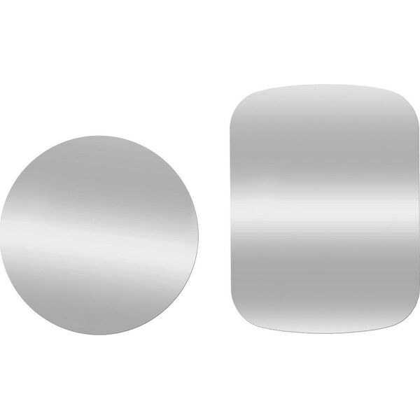 Blaszki do Uchwytu Magnetycznego Blaszka 2x Metalowe Nakładki srebrne 9582923 5903396087424