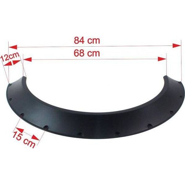 MTuning_F Poszerzenia nadkoli Uniwersalne Czarne 840mm