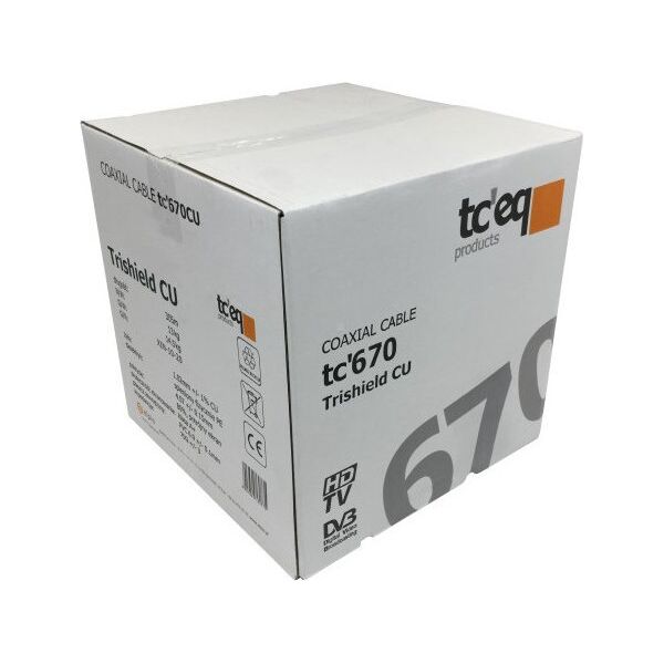 Kabel Elpio Przewód Elpio TRI-SHIELD tc670CU 26725 antenowy satelitarny YWDXPEK75 1,02/4,8-5,0