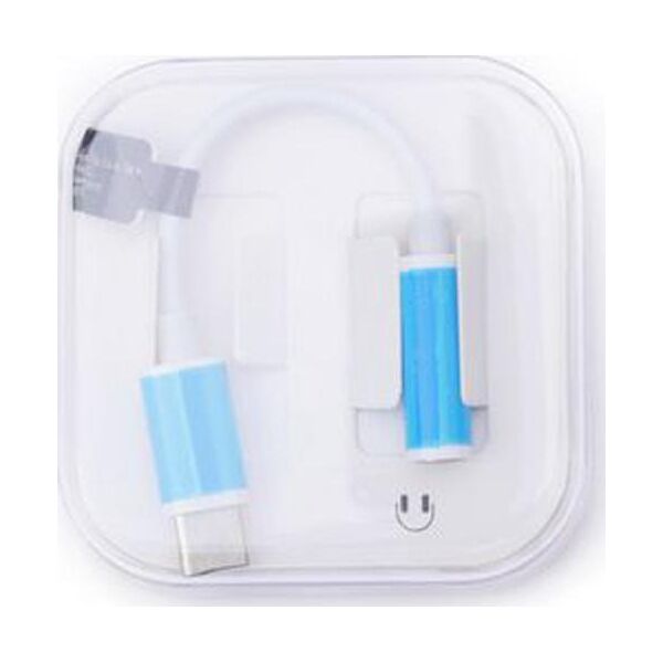 Adapter USB Babaco Adapter Przejściówka HF/audio Jack do USB-C Biały