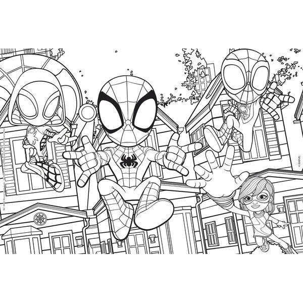 Lisciani LISCIANI MARVEL PUZZLE DF PLUS 24 SPIDEY - THIS IS A TEAM!. 13048617 8008324099665