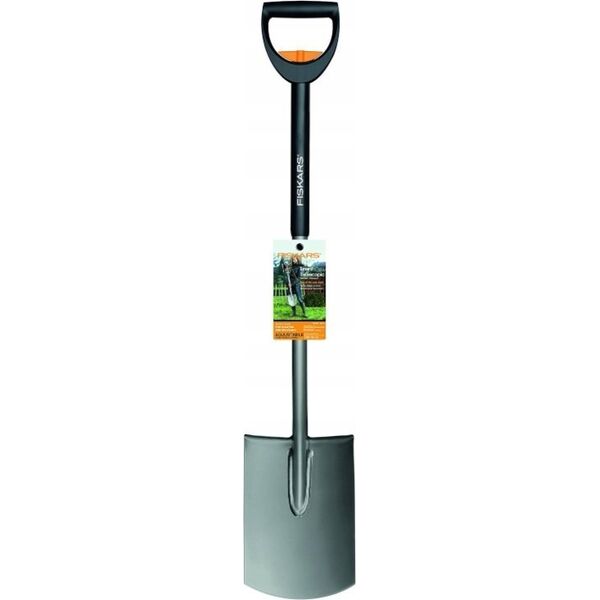 Fiskars Szpadel prosty Ergonomic 1067512 Szary