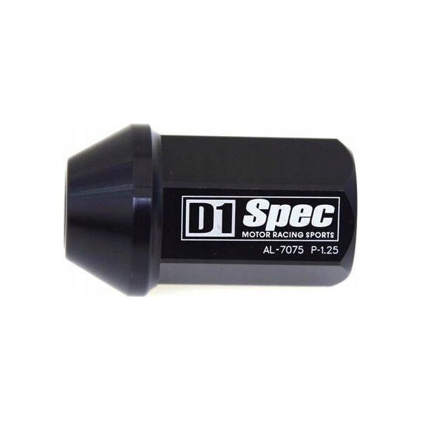 D1Spec Kute nakrętki D1Spec Alu 12x1,25 Czarne
