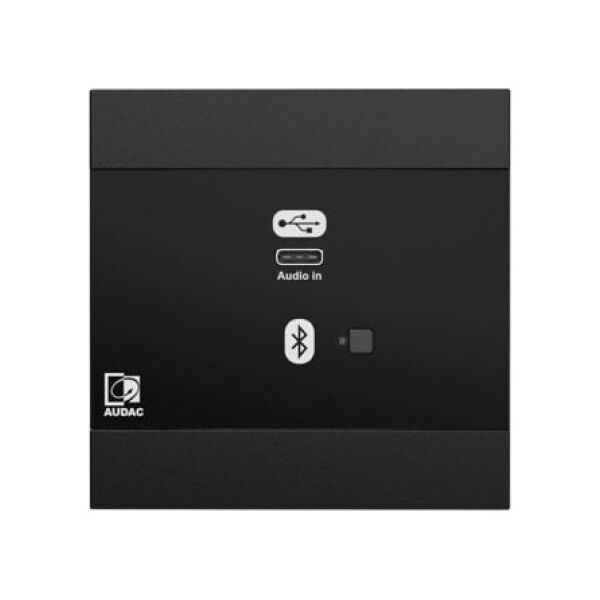 Audac AUDAC NWP400/B Sieciowy panel wejściowy audio - USB Type-C Wersja czarna 13337859 5414795046917