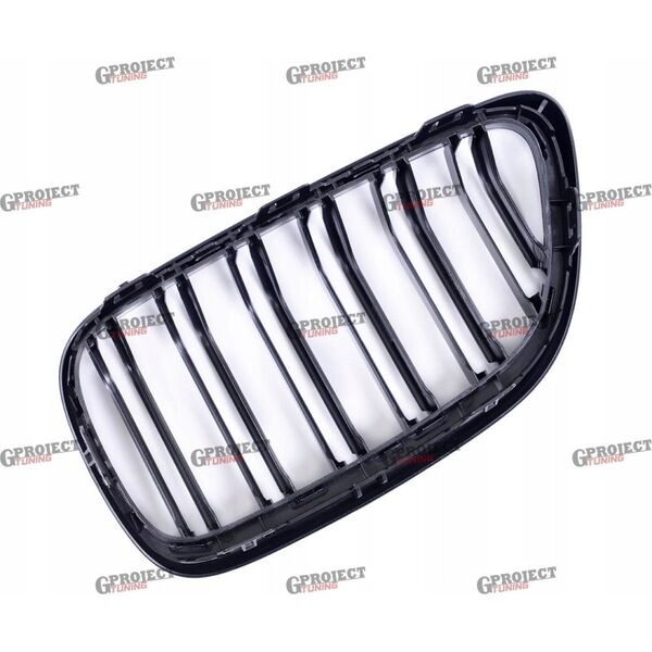 MTuning Grill sportowy podwójne żeberka Gloss Black BMW 2 F22 F23 2013-2021