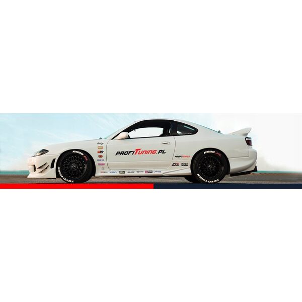 MTuning Nakrętki przelotowe M12x1,5 L:32mm Niebieskie