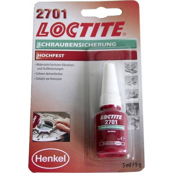 Loctite Loctite 2701 Klej anaerobowy do gwintów 5ml
