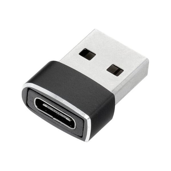 OEM Adapter Typ C (żeński) do USB A (męski) czarny