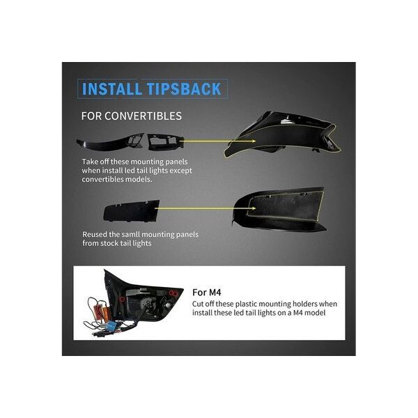 MTuning Zestaw Lamp Tylnych Dynamic LED Smoke BMW 4 F32 F82 4 F33 F83 2013-obecnie