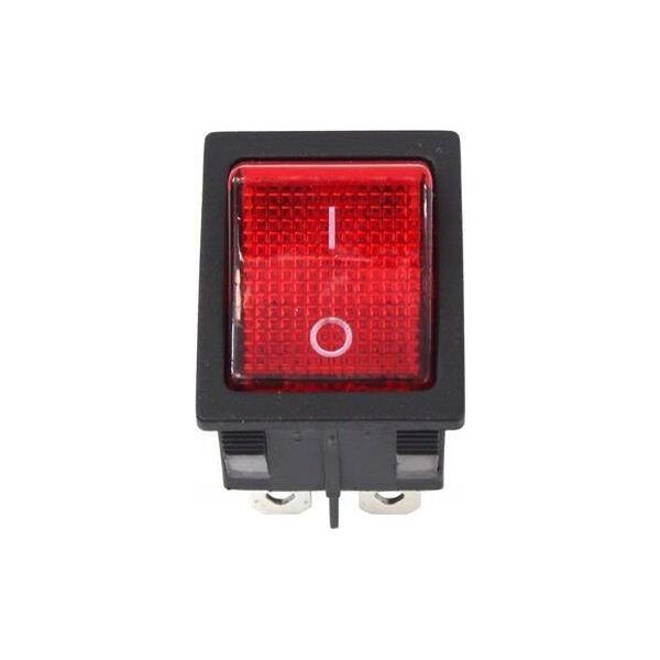 MTuning Włącznik rocker 4 PIN Red