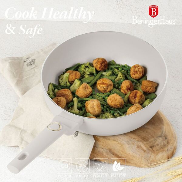 Patelnia Berlinger Haus WOK PATELNIA FLIP TYTANOWA 26cm BERLINGER HAUS BH-8059 SAHARA