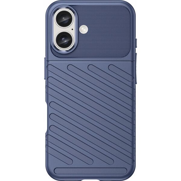 Hurtel Etui silikonowe Thunder Case do iPhone 16 Plus - niebieskie 14202329 5907769364860