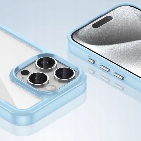 Hurtel Etui Outer Space Case z żelową ramką do iPhone 16 Pro Max - niebieskie 14202367 5907769364969